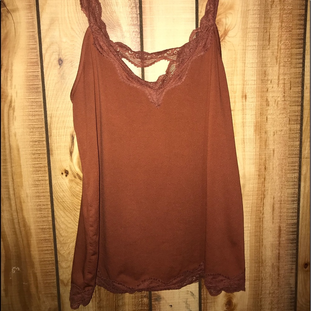 size small tank with lace